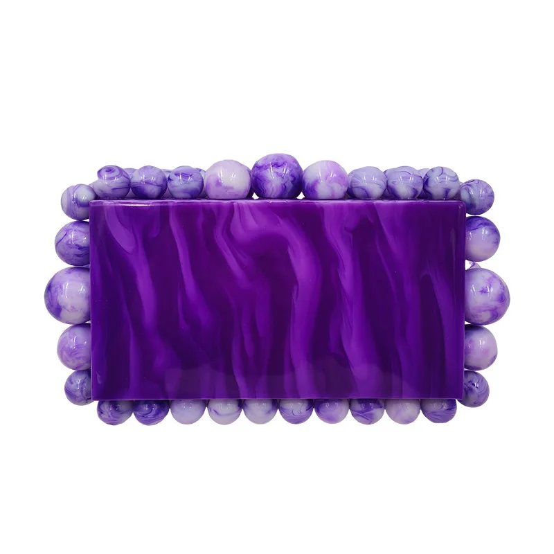 NONE Acryl Clutch Bag Multicolor 6