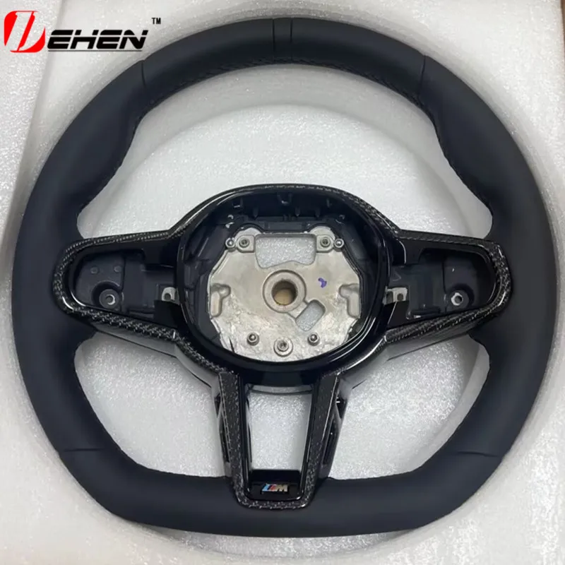 

Рулевое колесо из углеродного волокна для BMW, новая серия 5, 6, 7, 8, G30 G32 G14 G15 G16 G12 G05 G01 G02, старая обновление, новый 2025 M4, индивидуальный заказ
