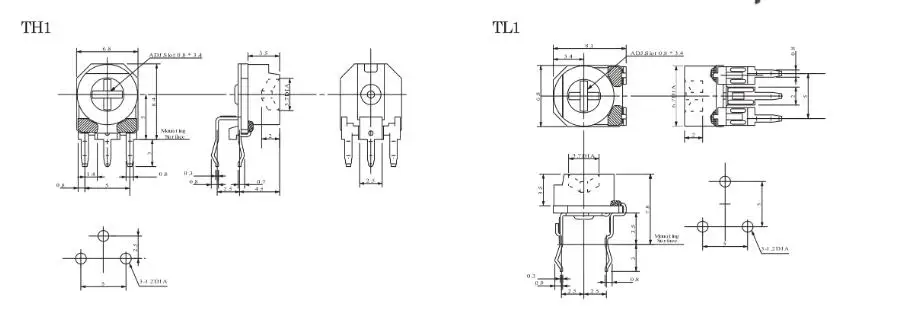 Resistencia de inmersión ajustable, VZ067TL7, VZ067TH7, HDK