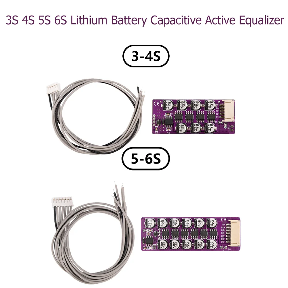 5S 4S 3S Bateria litowa 6S Pojemnościowy aktywny korektor równoważący Płytka Przenoszenie energii Wysoka precyzja Niskiego Ciepła 1.2A