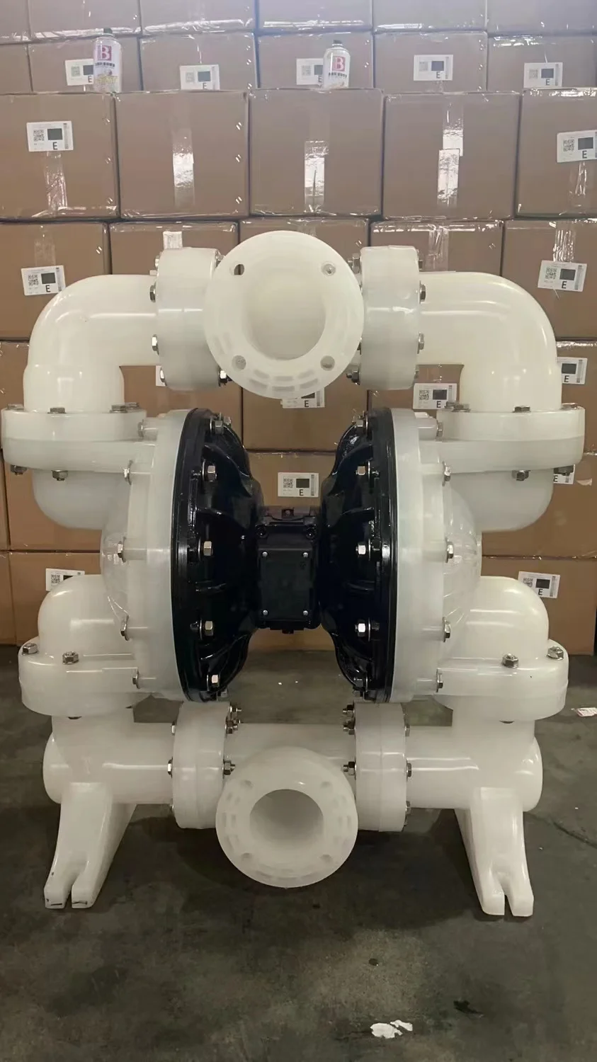 

QBK-80 3\" DN80 High Pressure Plastic PP Pneumatic Double Membrane Diaphragm Pump With OEM Customization Classic Design