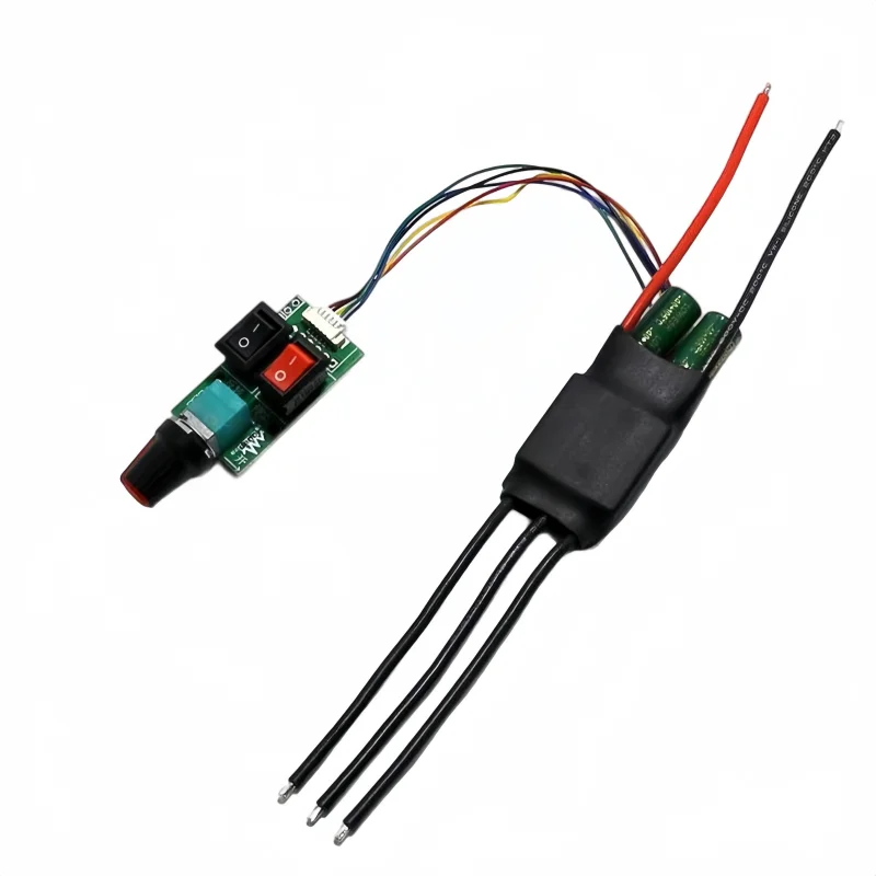 8A Electronic Drive Bidirectional Motor Driver - Outer Rotor Brushless Motor - DC Drive - 8-30V Adjustable Speed
