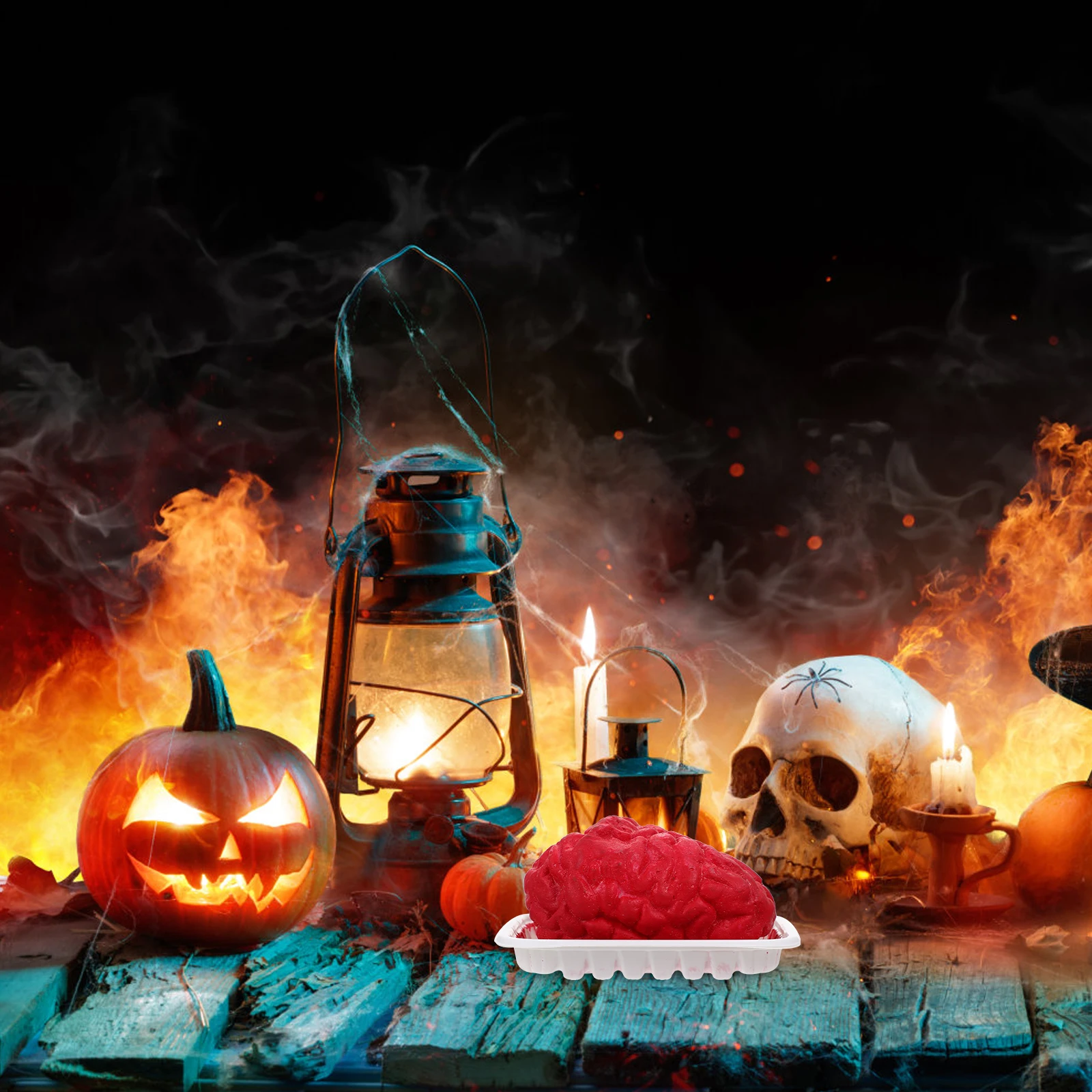 Rekwizyty na Halloween, trwałe rekwizyty na ciało, zabawki horror, sztuczny mózg, serce, dekoracje, straszne akcesoria na imprezę, plastikowy model anatomiczny, nowe