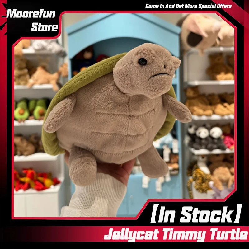 

【В наличии】Плюшевая игрушка Jellycat Timmy Turtle, 28 см, успокаивающая игрушка, детские фигурки и куклы в качестве подарков на день рождения
