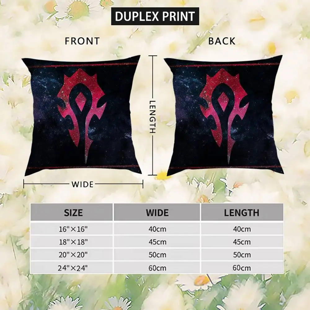 عالم علب كيس وسادة الوجهين الطباعة غطاء الوسادة 45x45 الوسائد الزخرفية أريكة ديكور المنزل المخدة الناعمة