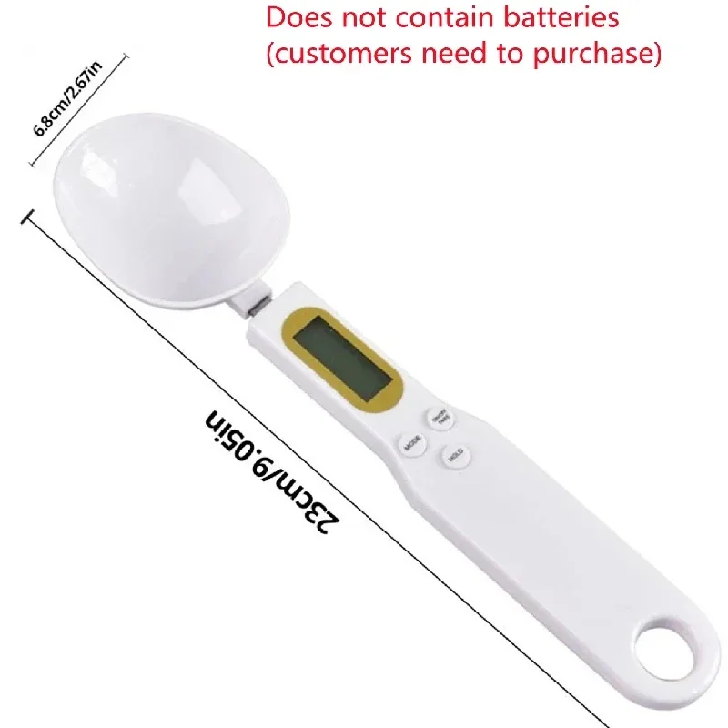 0.1-500g Weight Measuring Kitchen Tool Digital Kitchen Scale Mini Spoon Scale LCD Electronic Food Scale For Milk Coffee Baking