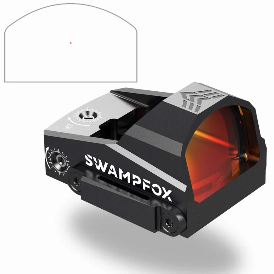 

Mini Swampfox Kingslayer Pistol Cut RMR Footprint 1x22 Reflex Red Dot Sights 3 MOA Optical Scope For Hunting Handgun Sight