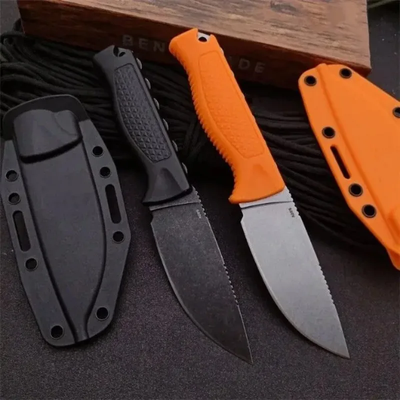 BM15006 Straight Faca Nylon Fiberglass Handle CPM-S30V Blade EDC Multi Survival Tool Knives view 2