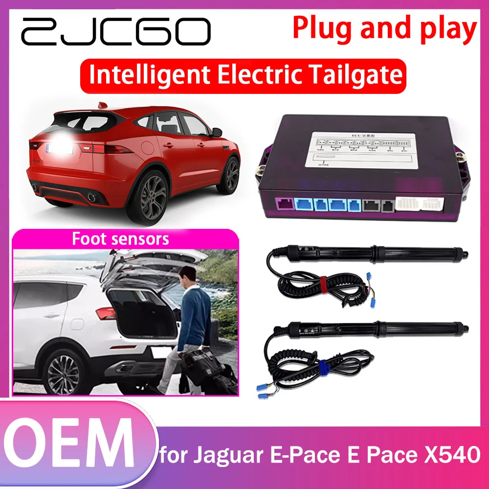 

ZJCGO Electric Tailgate Lift Drive Trunk Opening Tail Gate Lift Soft Close Car Door for Jaguar E-Pace E Pace X540 2017~2023