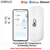 Tuya Smart Temperature Humidity Sensor Mini 2023 New Upgrade Bluetooth-Compatible APP Remote Control Thermometer Hygrometer