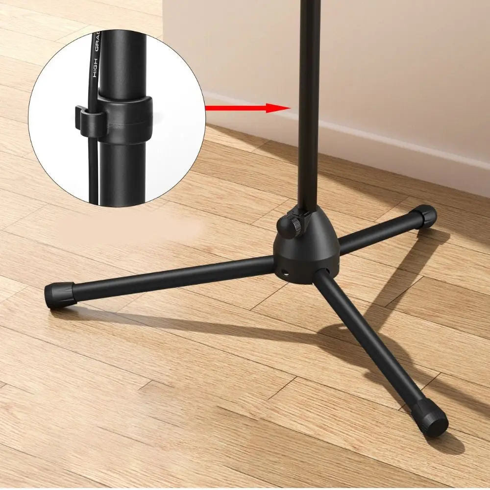 10pcs 15/20/25mm Speaker Pole Cable Clips Reusable Universal Pole Cable Management Clips Sturdy Stand Poles Cable Clip