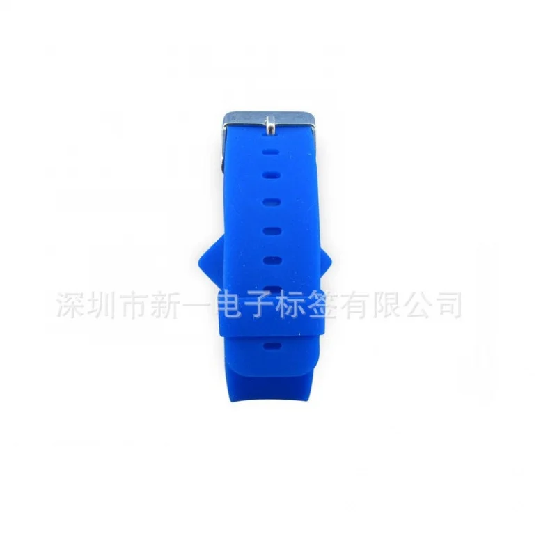 Customized. RFID High Frequency Silicone Wristband Fitness Playground Access Control NFC Bracelet Custom Printable Pattern