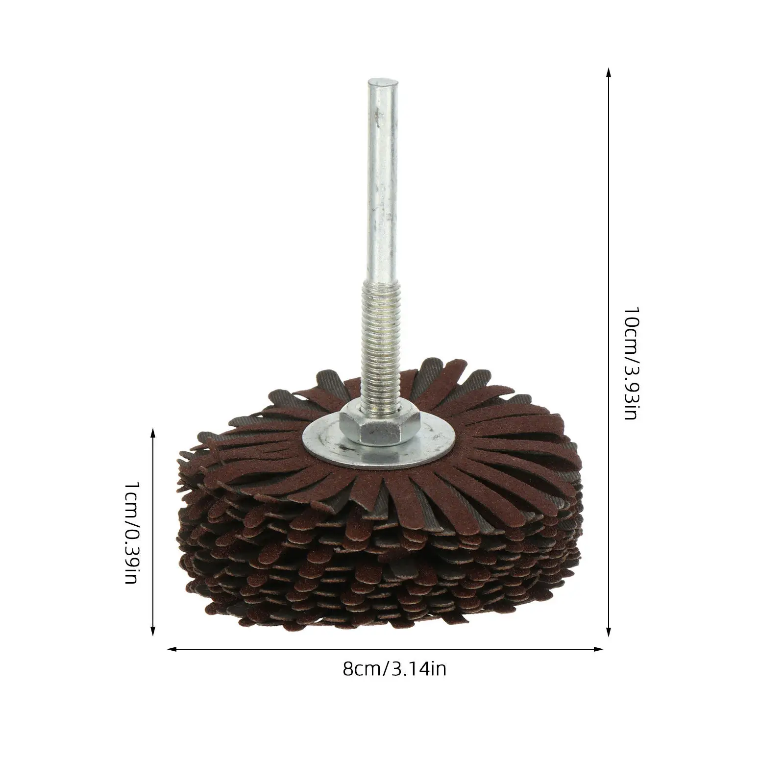 1Pcs Polishing Abrasive Wheel Elastic Abrasive Cloth Tool for Furniture Metal Wood Shoes Buffing Sandpaper Wheel view 5