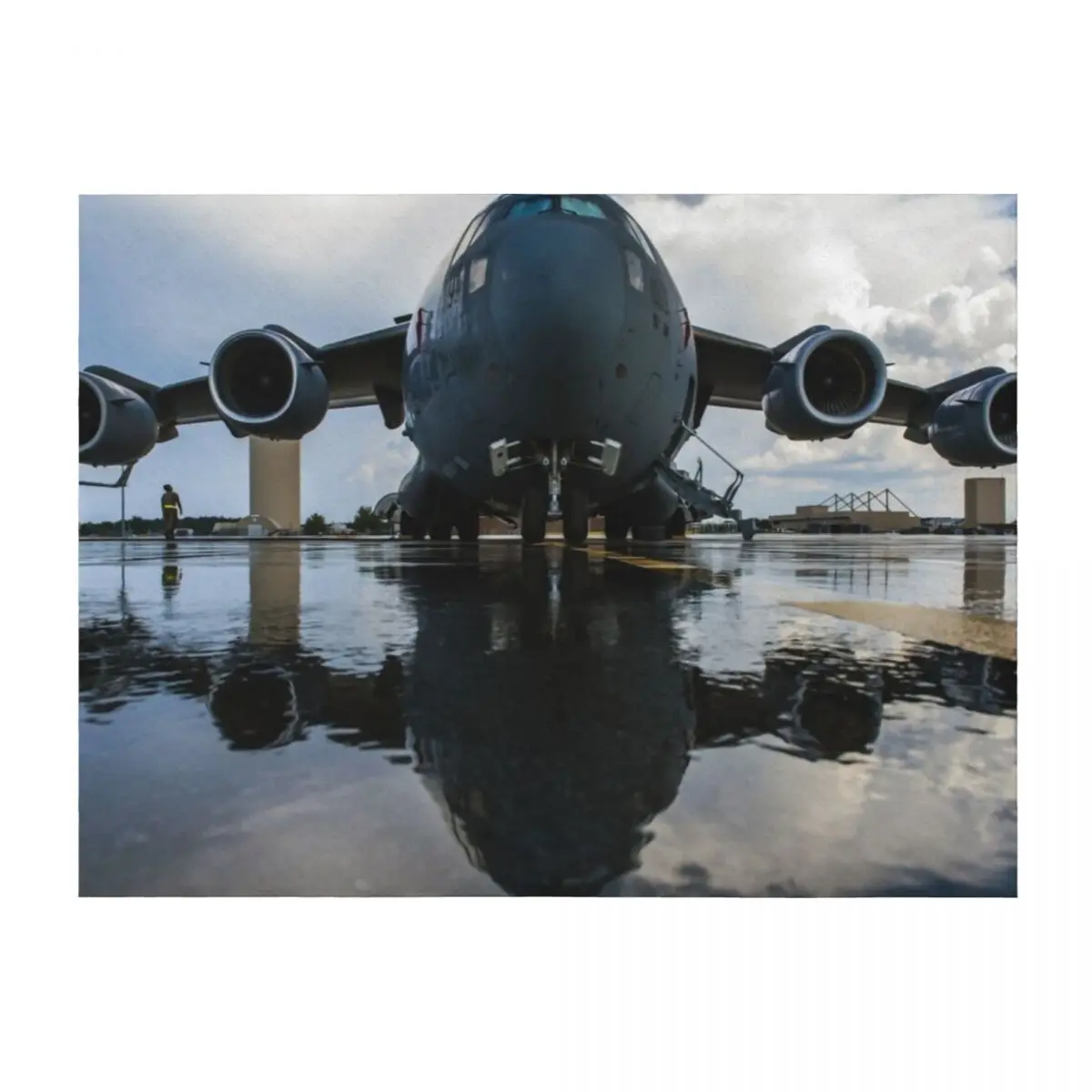

C-17 Globemaster Throw Blanket Moving Decorative Throw Baby Soft Beds Blankets