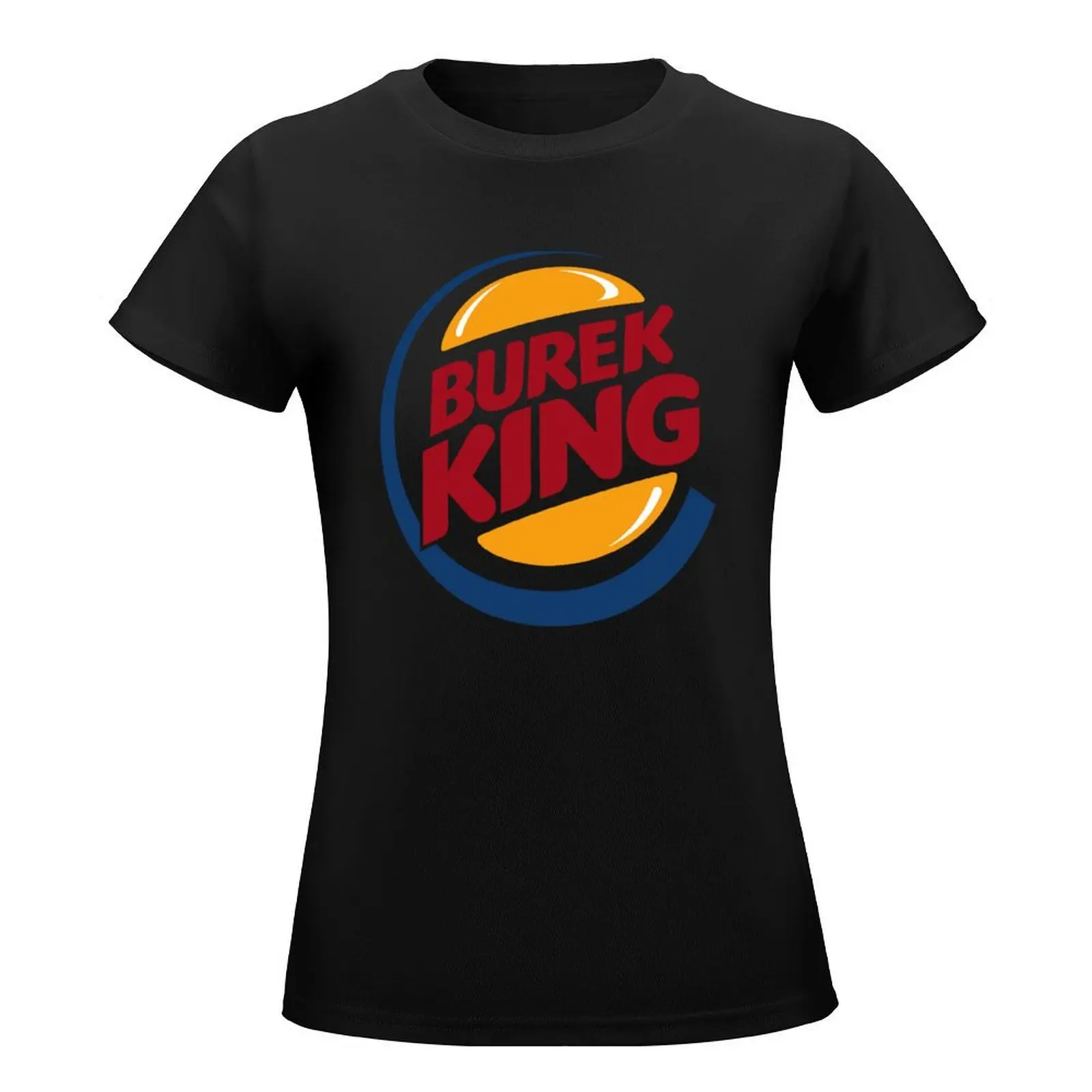 Burek King T-Shirt oversized graphics Blouse t shirts for Women loose fit