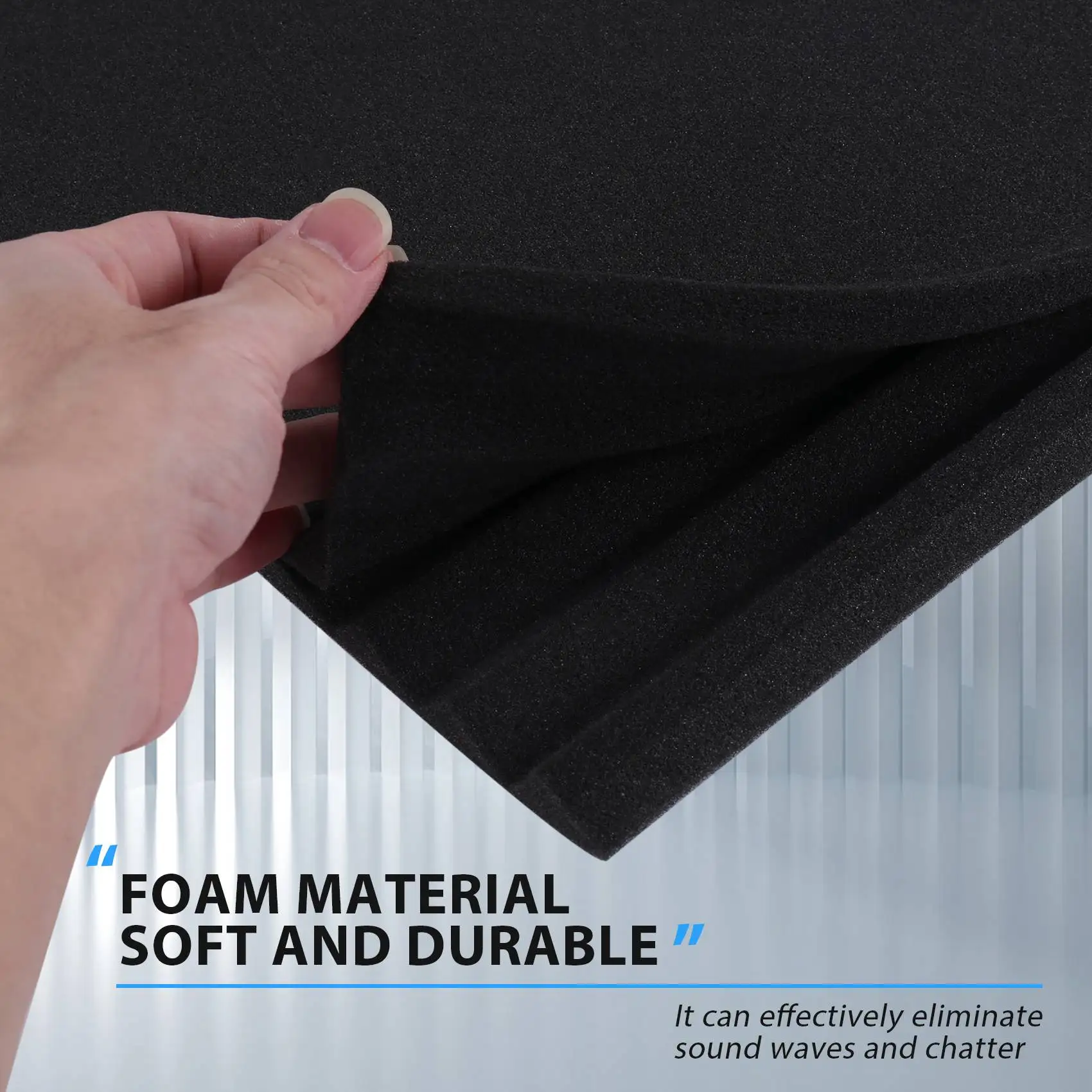 

N93R 50Pcs 12 Slot Fire-Retardant Soundproof Cotton Sound-Absorbing Cotton Egg Cotton Sound-Absorbing Wall Panel