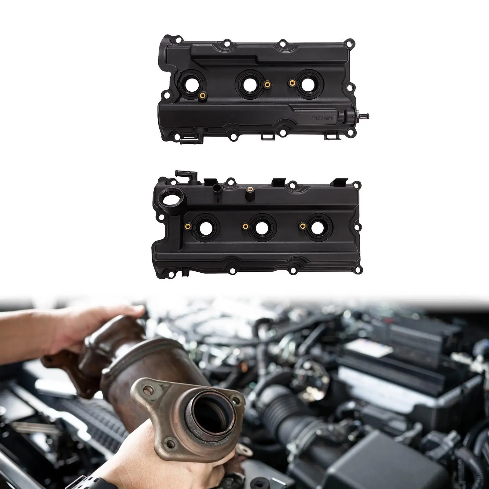 

Engine Valve Cover Assembly Aftermarket Replacement Automotive Part for Nissan NV3500 V6 2012-2019