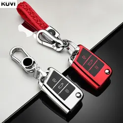 TPU Car Key Case Cover Shell Fob For VW Volkswagen Golf 7 MK7 Tiguan MK2 For SEAT Ateca Leon FR 2 Ibiza Skoda Octavia A7 Keyless