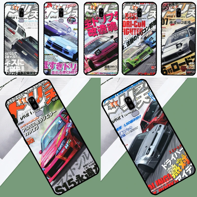 JDM Magazine Case For Samsung Galaxy J7 J5 J3 2017 J1 A3 A5 2016 A6 A8 J4 J6 Plus A7 A9 J8 2018 Cover