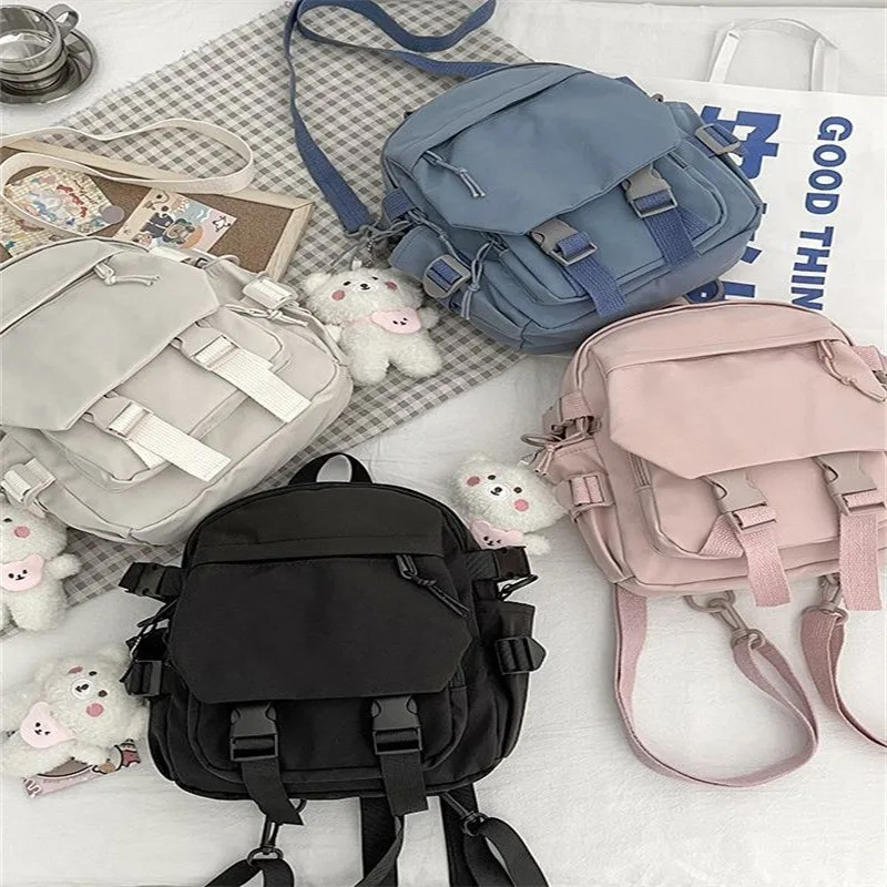 

New Fashion Backbag Lady High Capacity College Backpack Trendy Women Laptop School Bag Cute And Minimalist Canvas Bags