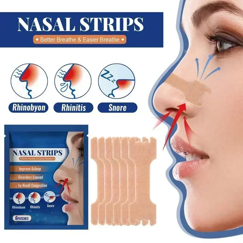 Snoring Nasal Patch Breathing Nasal Patch Anti-Snoring Device Snoring Solution Improve Sleep Quality 5 pieces/set