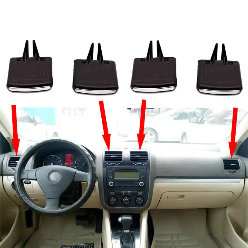 

1 шт., клипса для вентиляционного отверстия для VW Golf 5 GTI R32 Jetta A5 MK5 GLI Rabbit 2006 2007 2008 2009
