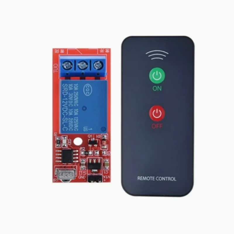 1 channel 5V1V24V wireless infrared sensor remote control control receiving relay induction switch module