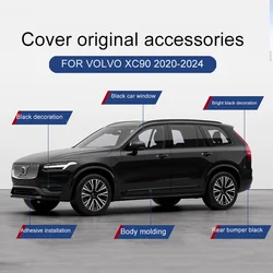 Car styling For Volvo XC90 xc60 v60 window frame bright black decoration accessories