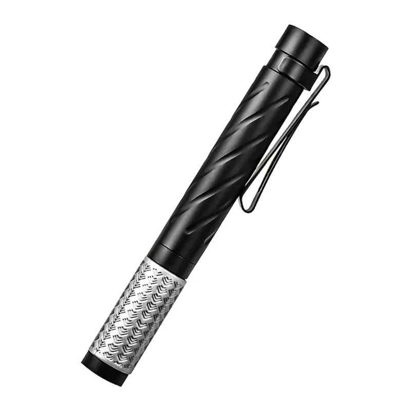 

ABFI For Outdoor Inspection Emergency Work Flashlights LED Pocket Bright Waterproof 3-Color Pen Light