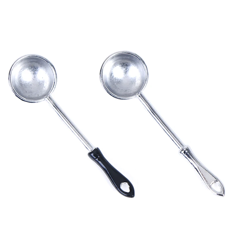 Utensílios De Metal Em Miniatura De Boneca, Ferramentas De Utensílios De Cozinha, Colher De Escorredor, Conjunto De Espátula, Acessórios De Utensílios De Cozinha, 1:12