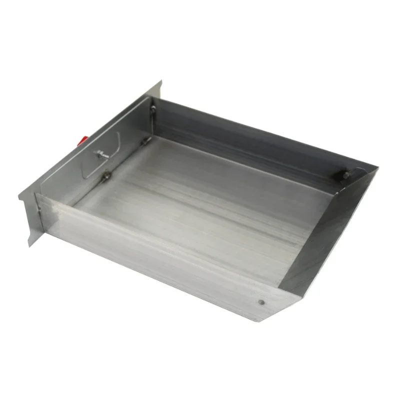 1PCS Ash Pan for Indoor Wood Stove Removable Wide Metal Sliding Tray with Pull Knob Fireplace Accessory 270x200x51mm