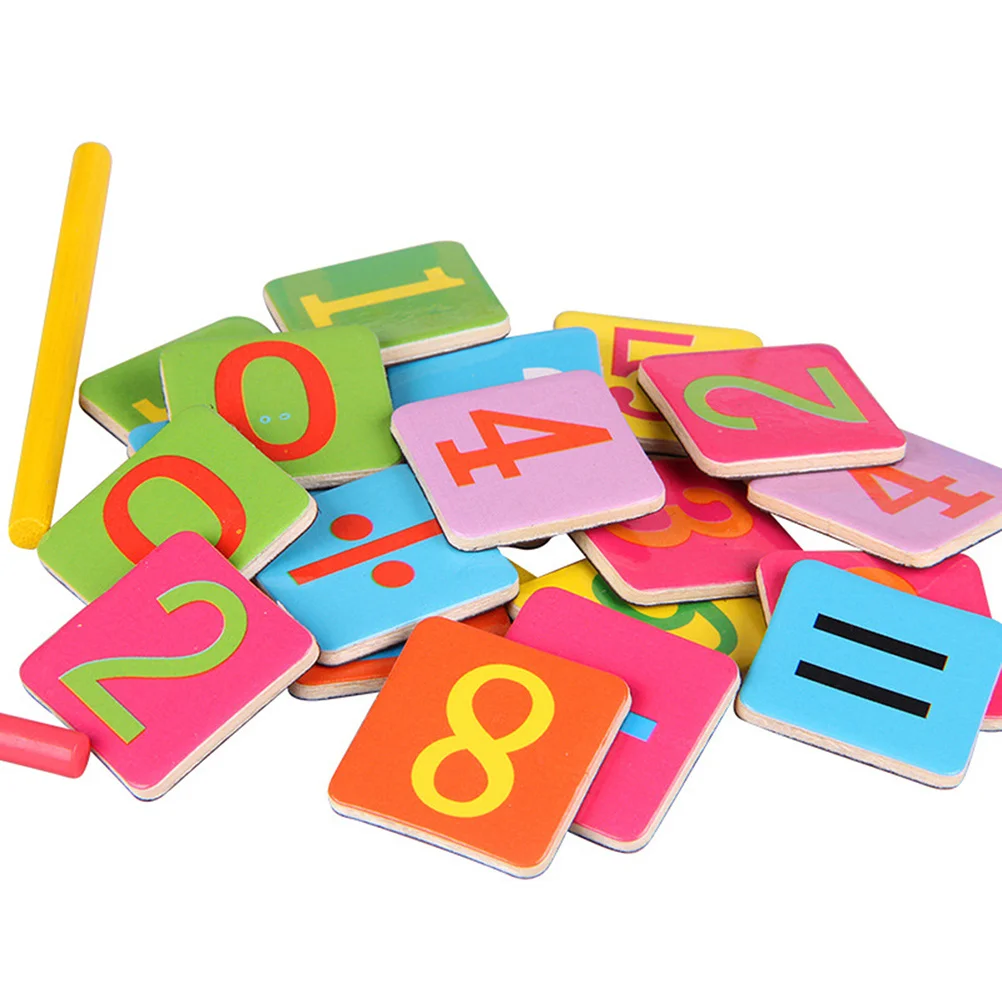 Kinder Rechner Mathematik Lehrmittel Verschiedene Farben Arithmetik Stick Puzzle Box Frühen Lernen Hilfe Mathematik Zählen