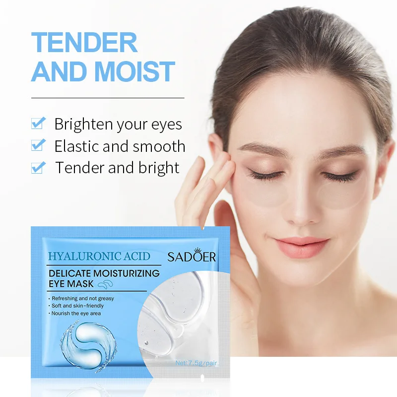 5/10/20 Pairs SADOER كريستال الكولاجين قناع عين مكافحة الهالات السوداء إزالة عيون حقيبة ترطيب بقع عين عيون الجمال العناية بالبشرة #3