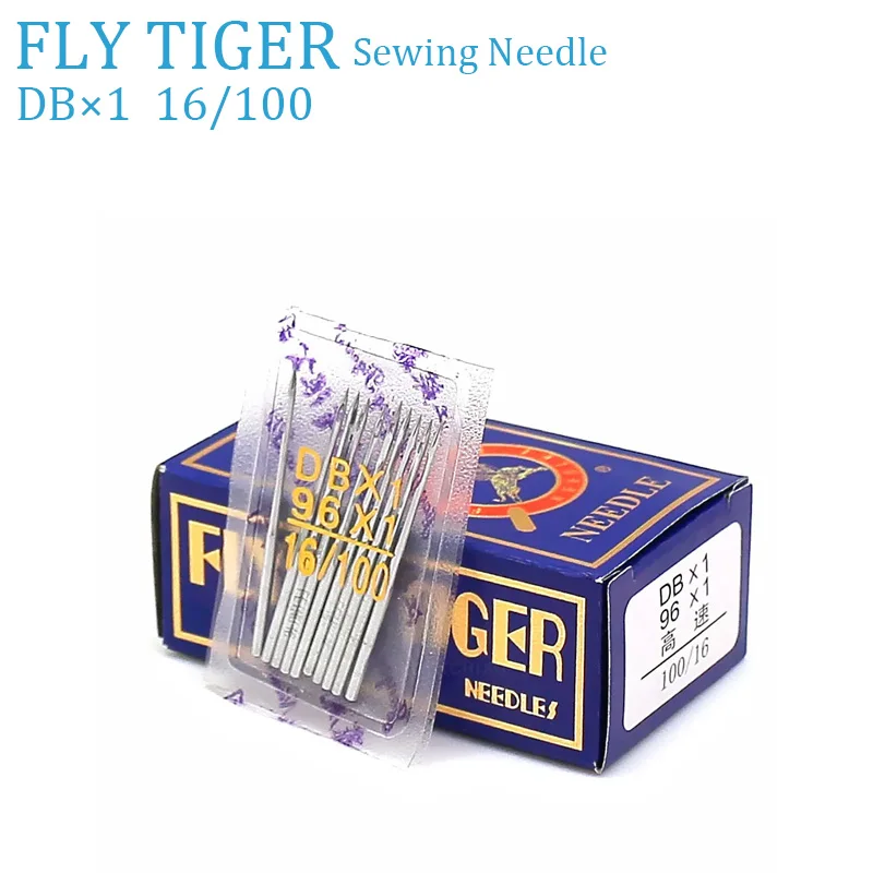 

Fly Tiger DB×1 16/100 Industrial Computerized Sewing Machine Needles Anti-Jump, Anti-Thread Jamming Flat Sewing Needles