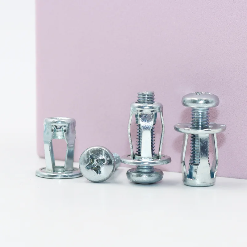 50x Jack Nuts Screw M4 M5 M6 M8 Petal Shape Rivet Nut Expansion Metal Rivetnut Panel Car License Plate Clamp Lock Jack Nuts Bolt