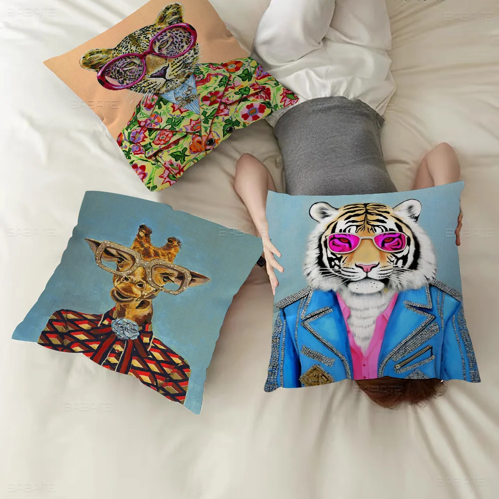 Animal Art Paint Perry Pillowcases Home Bedding Decorative Pillow Cover Wedding Super Soft Pillow Case