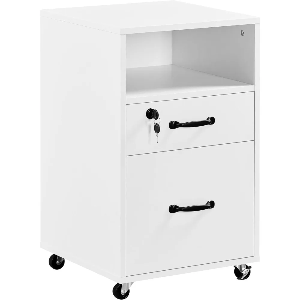 

File Cabinet Vertical File Cabinets Mobile Letter Size File Storage Organizer Small Filing Cabinet Printer Stand for Home and O