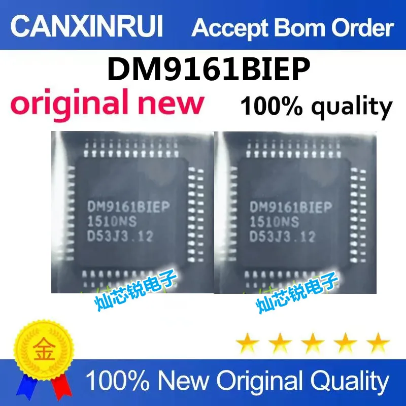 

DM9161BIEP brand new original genuine, quality assured.