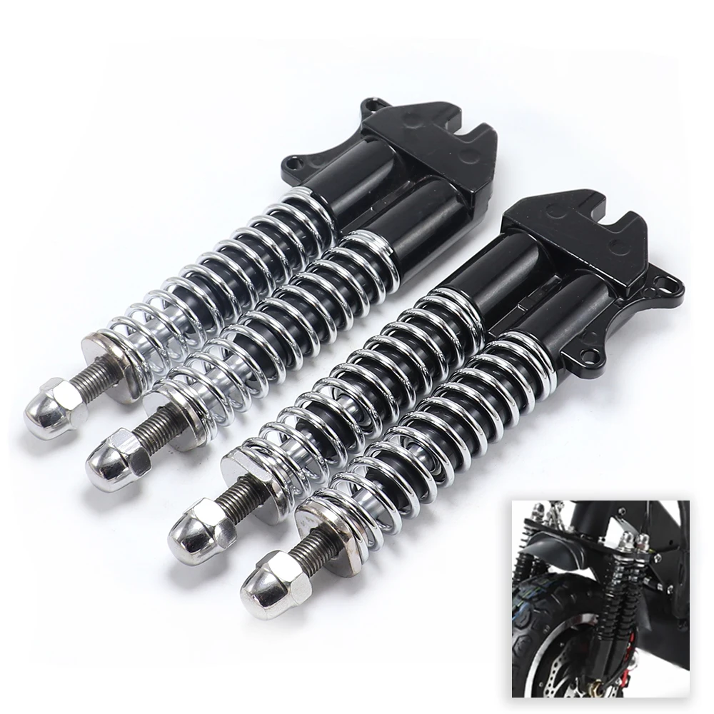 

Electric Scooter Double Drive Refitting Front Fork Motor Accessories 10 Inch Hydraulic Front Shock Absorber with Disc Brake