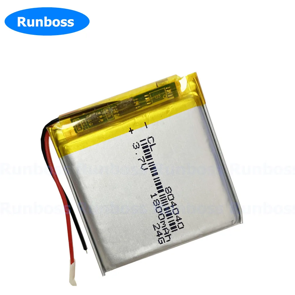 10PCS 804040 3.7V 1800mAh Lipo Polymer Lithium Rechargeable Battery for MP3 GPS PSP DVD Recorder E-Book Camera SlimeVR Trackers