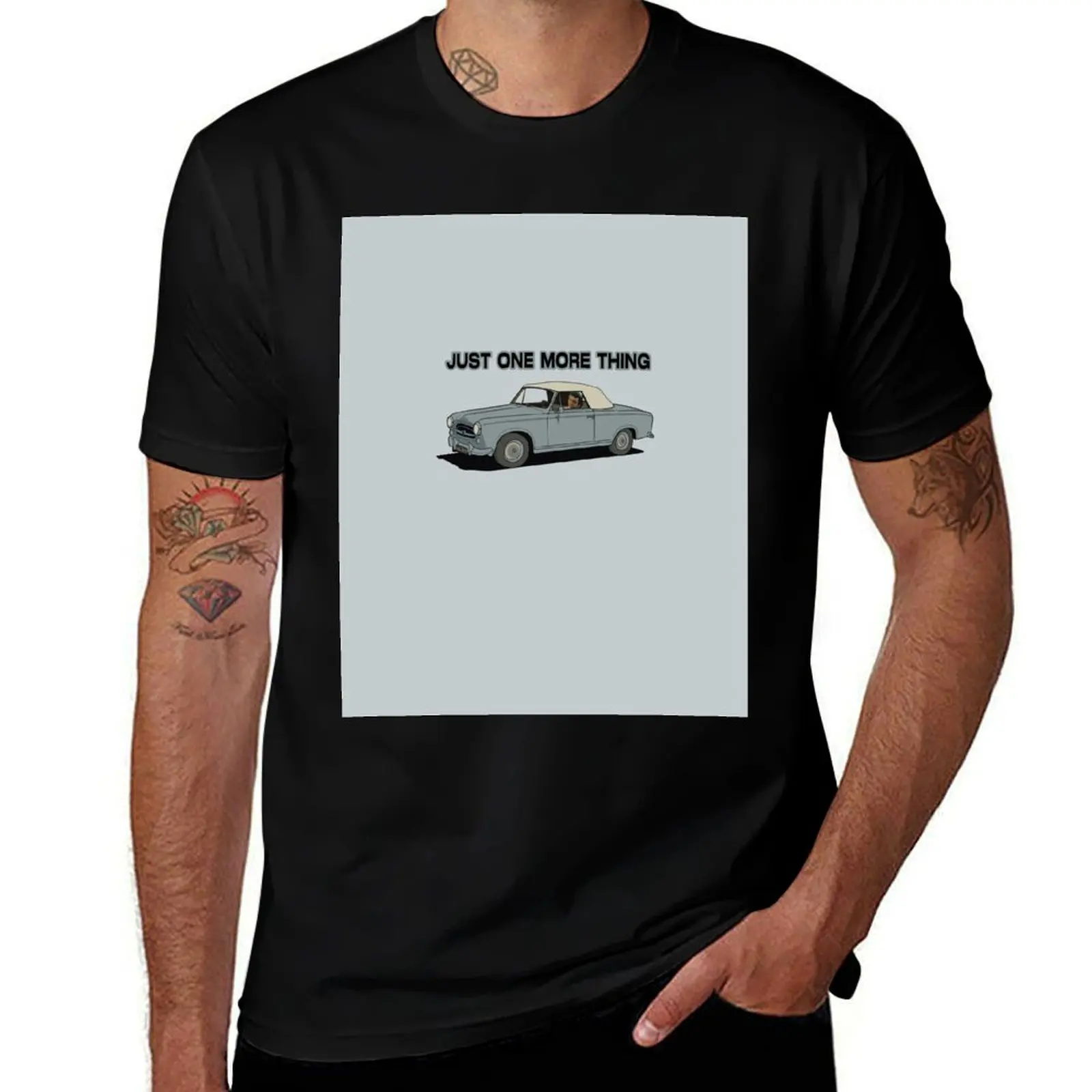 Columbo driving - Just one more thing T-Shirt Big Size Short Sleeve Casual Top T-Shirt