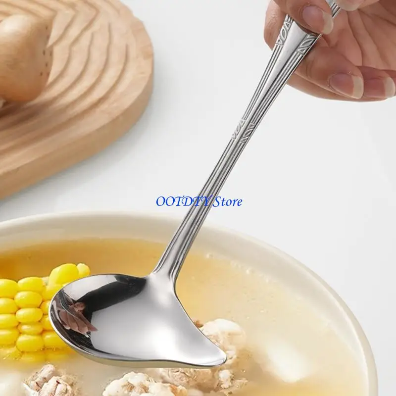 367A Pack Of 2 Stainless Steels Small Gravy Ladle with Pouring Spout For Soup Sauce