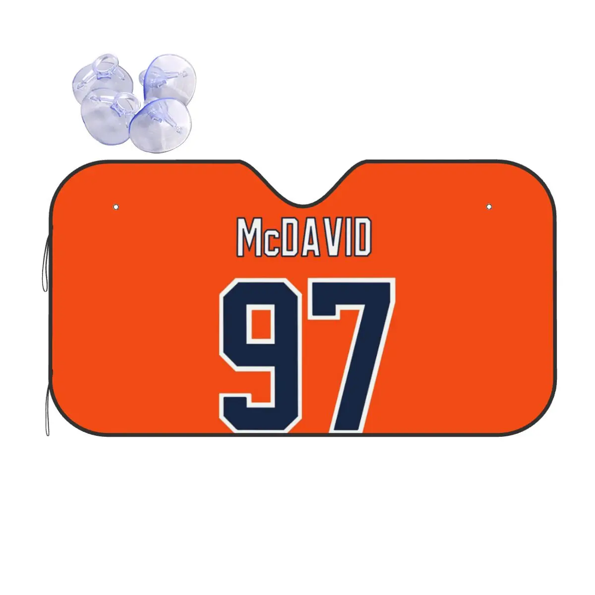 

Connor McDavid 97 For Edmonton Oilers Fans Sunshade Windscreen Car Front Windshield Window Sun Visor Accessories Covers