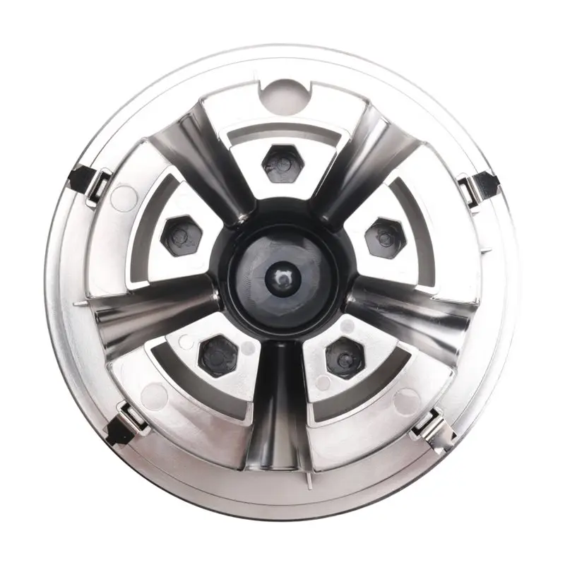 M46K-8Inch SS Golf Cart Wheel Covers, 5 Spoke Design Hub Cap For Golf Carts For Club Car, EZGO,