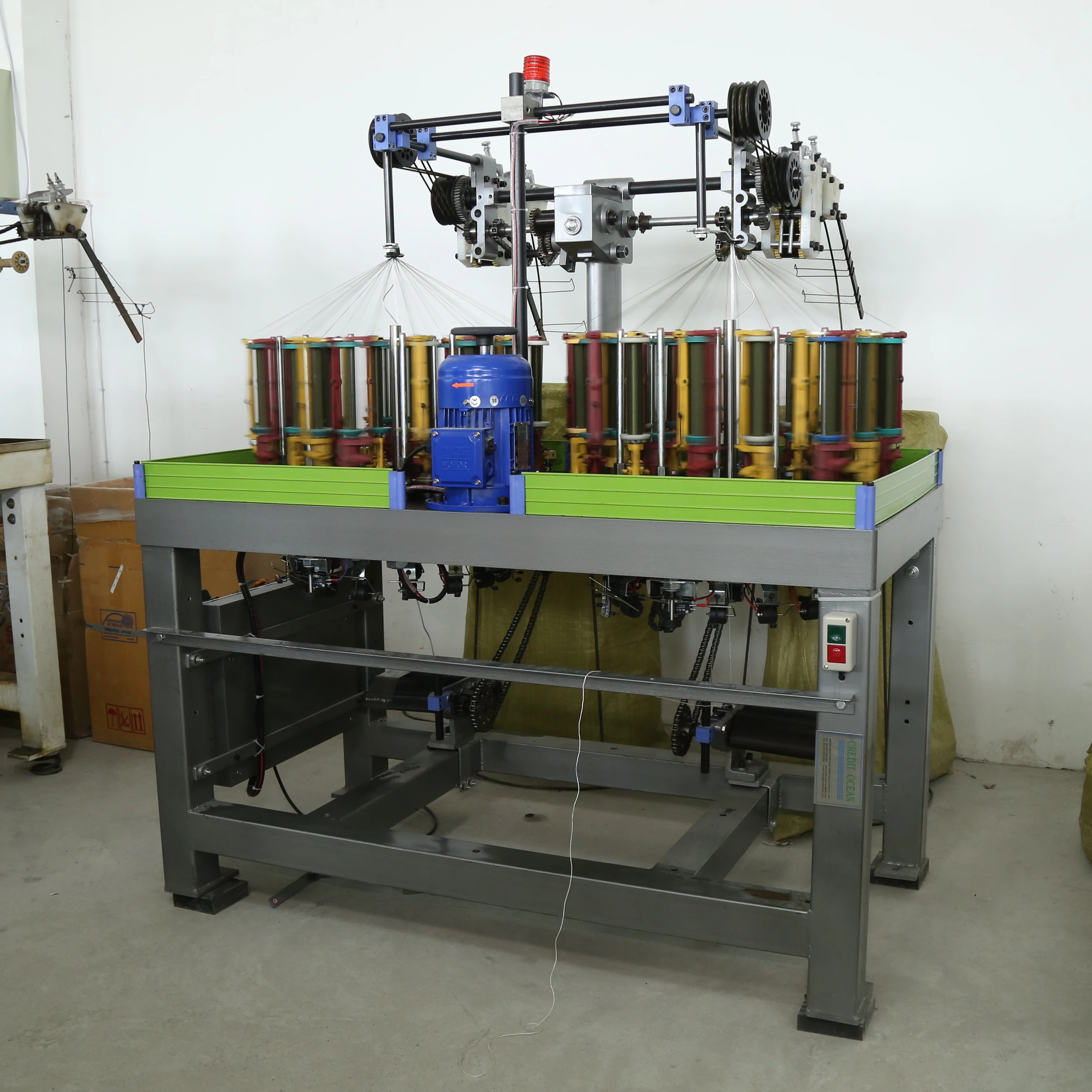 Credit Ocean Nylon Braided Rope Making Machine For Sale High Quality Hot Sale Shoelace Knitting Machine