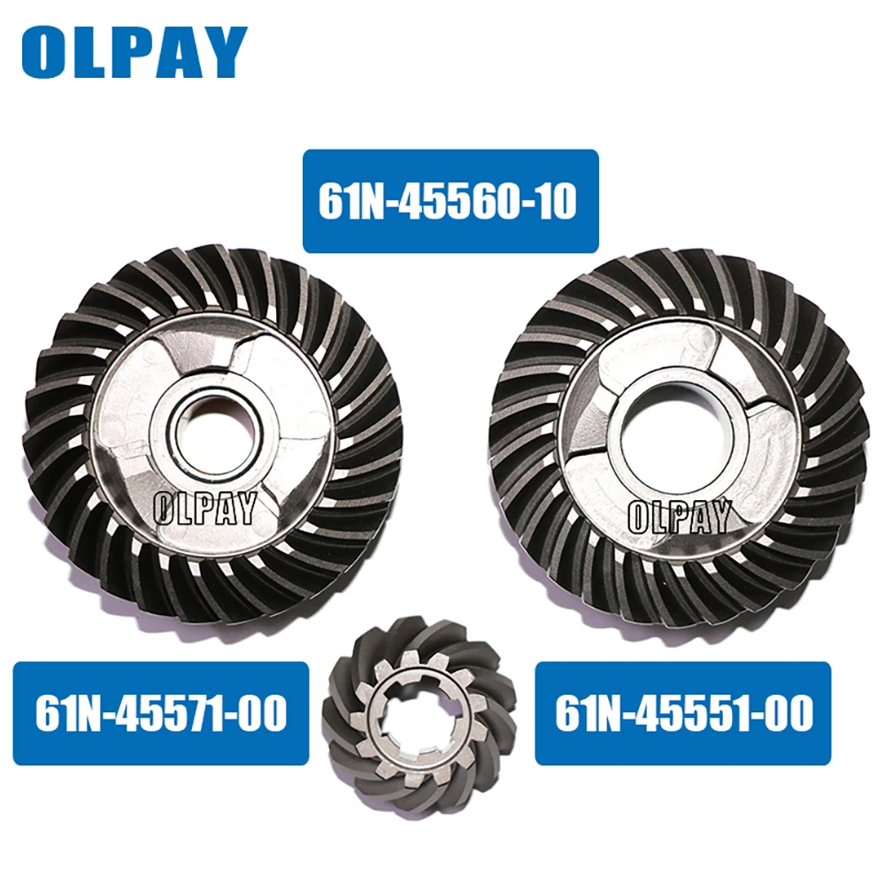 

Gear kit for Yamaha 2 stroke 30HP boat engine,forward gear 61N-45560,Reverse Gear 61N-45571-00 Pinion gear 61N-45551-00