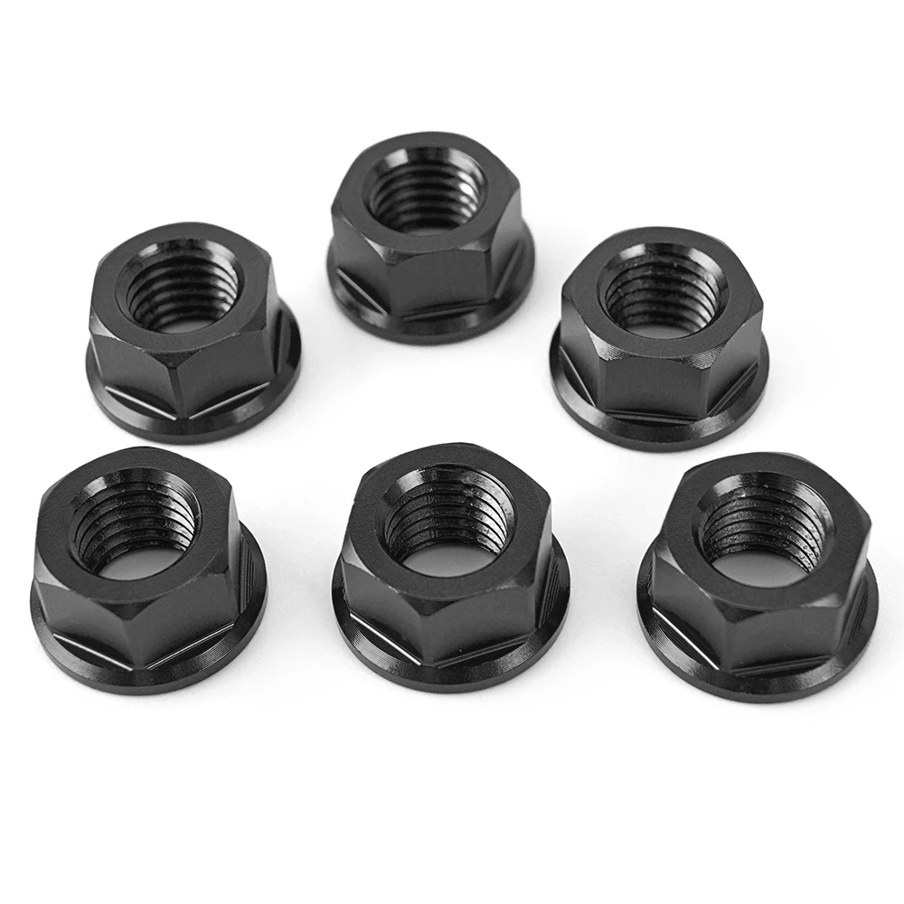 Universal Rear Sprocket Wheel Axle Nut Screw Hex Nut for Street Motorcycles Sport Motor