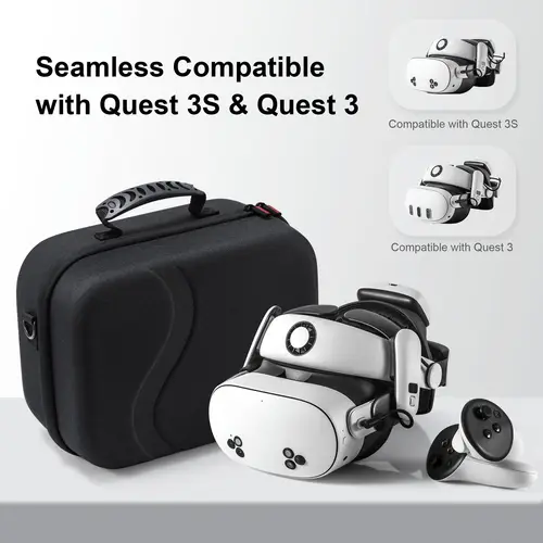 Imagen 2 del producto Estuche de transporte para BOBOVR M3 Pro BOBOVR S3 Pro Meta Quest 3 Kiwi Elite Headwear VR gafas bolsa de almacenamiento portátil Universal