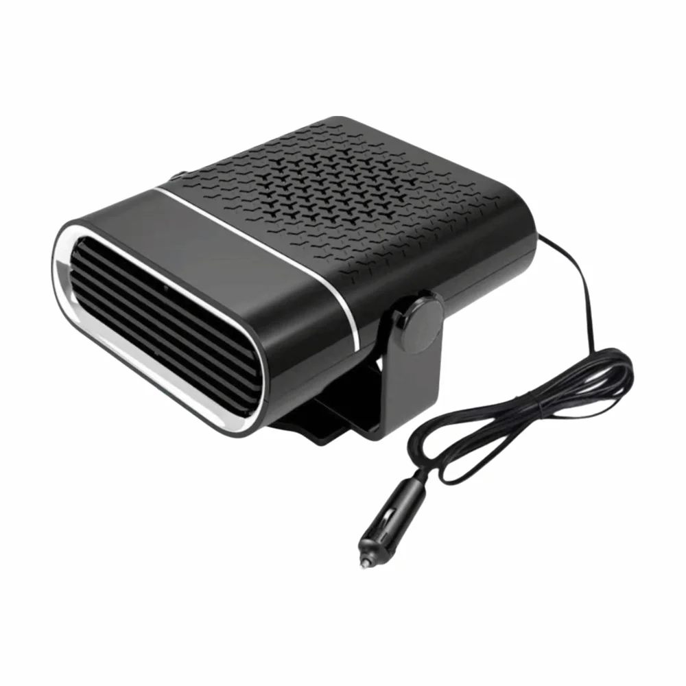 Plastic Car Heater Fan Rapid Heating Adjustable Windshield Defroster Rotatable Stand Heating and Fan Modes Vehicle Heater Fan