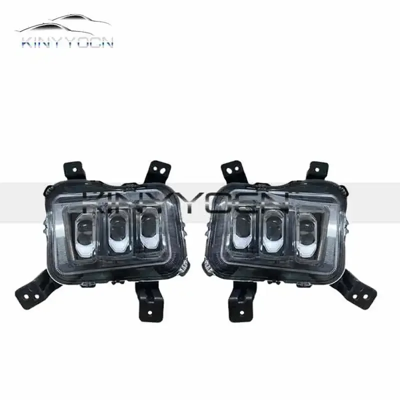 For Geely Okavango Proton X90 Front Bumper Fog Light Foglight Fog Lamp Foglamp DRL Day Running Lamp Headlamp